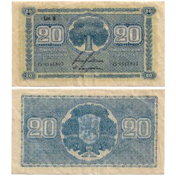 (86) Finlandia. 1945. 20 Markkaa (EBC)