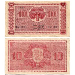 (85) Finlandia. 1945. 10 Markkaa (EBC)