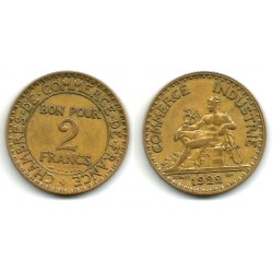 (877) Francia. 1922. 2 Francs (MBC)
