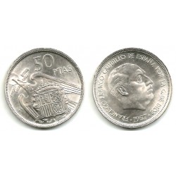Estado Español. 1957*(BA). 50 Pesetas (SC)