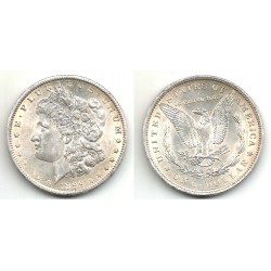 (110) Estados Unidos de América. 1899(O). 1 Dollar (EBC+) (Plata)