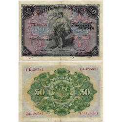 España. 1906. 50 Pesetas (MBC) Serie C