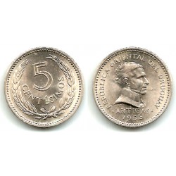 (34) Uruguay. 1953. 5 Centesimos (EBC)