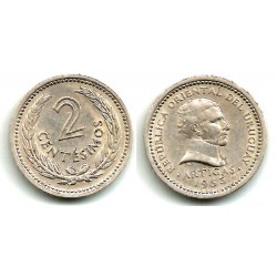 (33) Uruguay. 1953. 2 Centesimos (MBC)