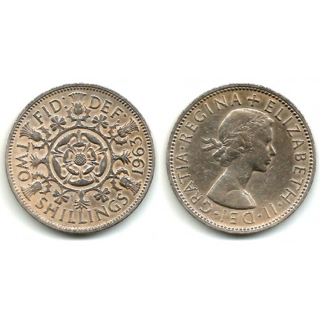 (906) Gran Bretaña. 1963. 2 Shillings (MBC)