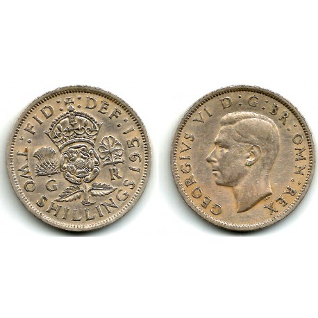 (878) Gran Bretaña. 1951. 2 Shillings (BC)