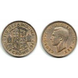 (866) Gran Bretaña. 1947. Half Crown (BC+)