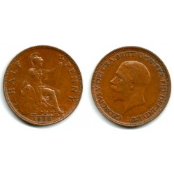 (837) Gran Bretaña. 1930. Half Penny (MBC+)