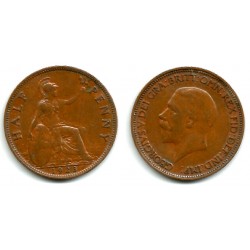 (837) Gran Bretaña. 1928. Half Penny (MBC)