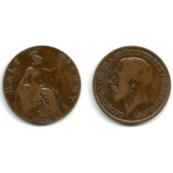(809) Gran Bretaña. 1923. Half Penny (BC)