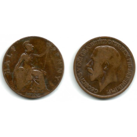 (809) Gran Bretaña. 1923. Half Penny (BC)