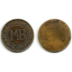 M. Badolvinos. Mercado Central. 2 Pesetas (MBC+)
