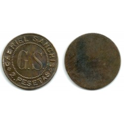 Gabriel Sanchis. 2 Pesetas (MBC+)