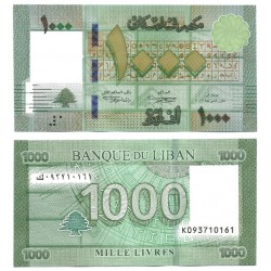 (90c) Líbano. 2016. 1000 Livres (SC)