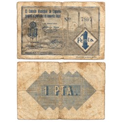 Enguera. 1937. 1 Peseta (BC)