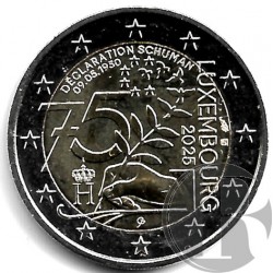 Luxemburgo. 2025. 2 Euro (SC) Declaración de Schuman