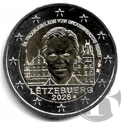 Luxemburgo. 2025. 2 Euro (SC) Ascensión al Trono del Duque Henri