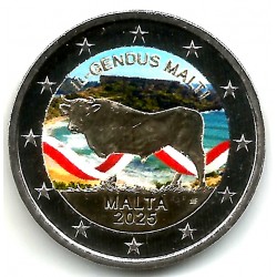 Malta. 2025. 2 Euro (SC) Coloreada