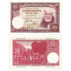 Estado Español. 1951. 50 Pesetas (MBC+) Serie A
