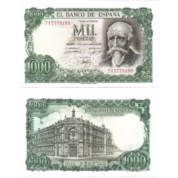 Estado Español. 1971. 1000 Pesetas (EBC+) Serie 7I