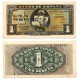 Estado Español. 1940. 1 Peseta (SC-) Serie I. Mancha en reverso