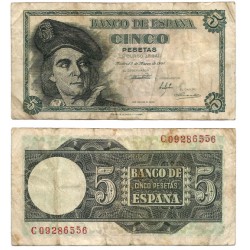 Estado Español. 1948. 5 Pesetas (BC) Serie C