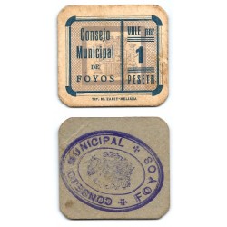 Foyos. 1937. 1 Peseta (SC-)