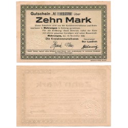 Mohrungen. 1918. 10 Mark (SC)