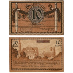 Zittau (Sajonia). 1918. 10 Mark (SC)