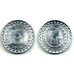(43) Indonesia. 1979. 5 Rupiah (SC)