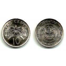 (51) Singapur. 1986. 10 Cents (SC)