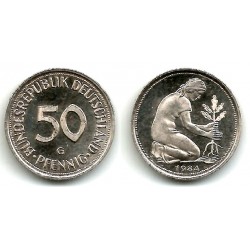 (109.2) Alemania. 1984(G). 50 Pfennig (EBC+)