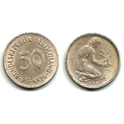 (109.1) Alemania. 1969(F). 50 Pfennig (MBC)