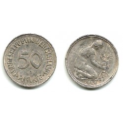 (109.1) Alemania. 1950(G). 50 Pfennig (MBC)