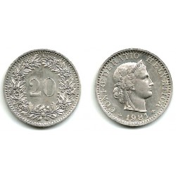 (29a) Suiza. 1981. 20 Rappen (EBC)