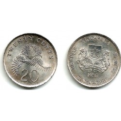 (52) Singapur. 1986. 20 Cents (EBC)