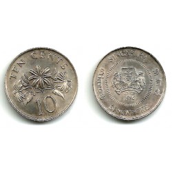 (51) Singapur. 1986. 10 Cents (EBC)