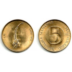 (6) Eslovenia. 1994. 5 Tolarjev (EBC+)