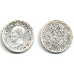 Alfonso XIII. 1926. 50 Céntimos (MBC+) (Plata) Ceca de Madrid PC-S