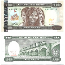 (3) Eritrea. 1997. 10 Nafka (SC)