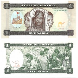 (1) Eritrea. 1997. 1 Nafka (SC)