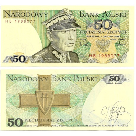 (142c) Polonia. 1988. 50 Zlotych (SC)