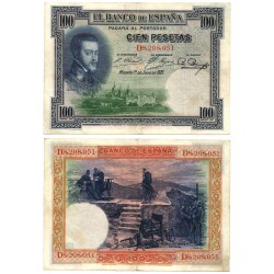 España. 1925. 100 Pesetas (MBC) Serie D