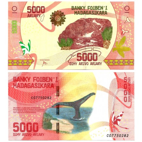 (102) Madagascar. 2017. 5000 Ariary (SC)