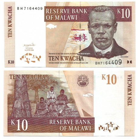 (51) Malaui. 2004. 10 Kwacha (SC)