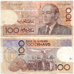 (65d) Marruecos. 1987. 100 Dirhams (MBC+)