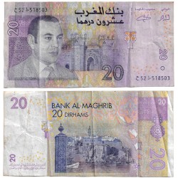 (68) Marruecos. 2005. 20 Dirhams (BC)