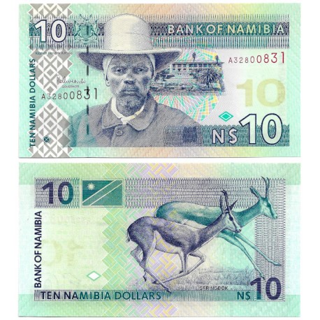 (4bA) Namibia. Sin Fecha. 10 Dollars (SC)