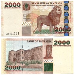 (37a) Tanzania. 2003. 2000 Shillings (EBC)