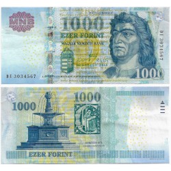 (197b) Hungría. 2010. 1000 Forint (EBC-)